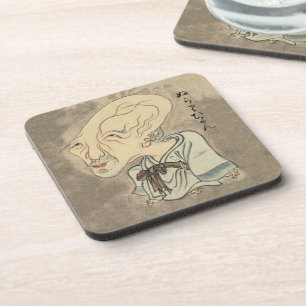 Dessous-de-verre Yokai Nurarihyon antique - Monstre japonais