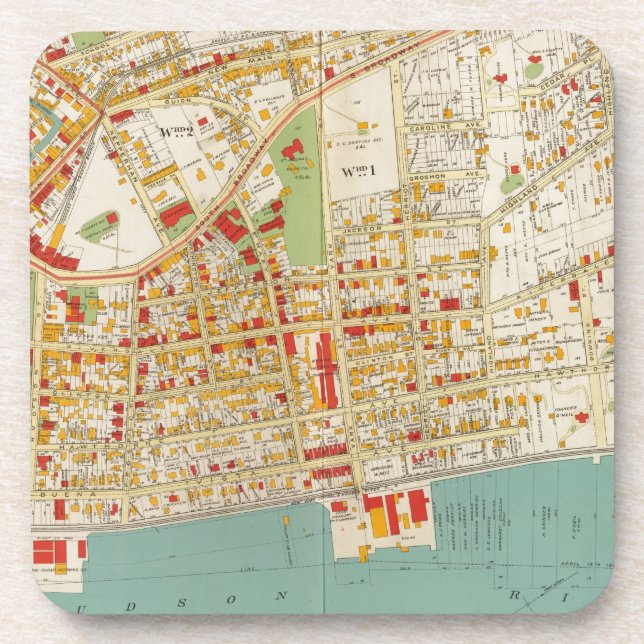 Dessous-de-verre Yonkers New York (Devant)