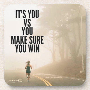 Dessous-de-verre You vs YOU - Women's Workout Motivational