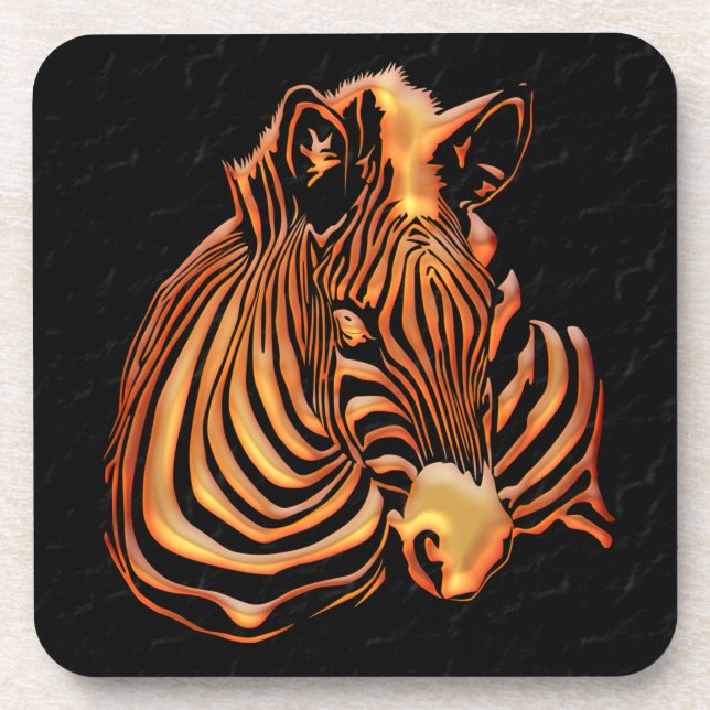 Dessous de verre Zebra 1 (Devant)