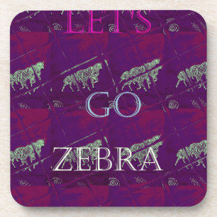 Dessous-de-verre Zebra Print Décor : Un design amusant