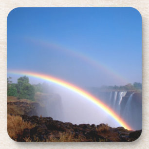 Dessous-de-verre Zimbabwe, Parc national des chutes Victoria. Doubl