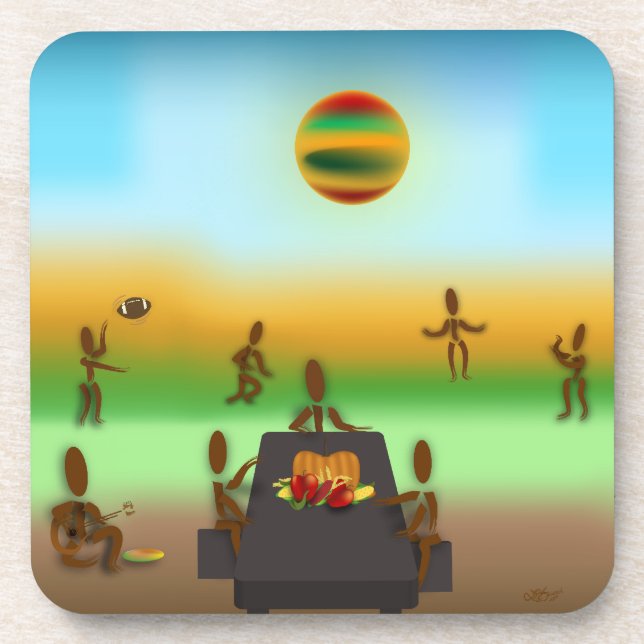 Dessous-de-verre Zinglees ~ Novembre (Devant)