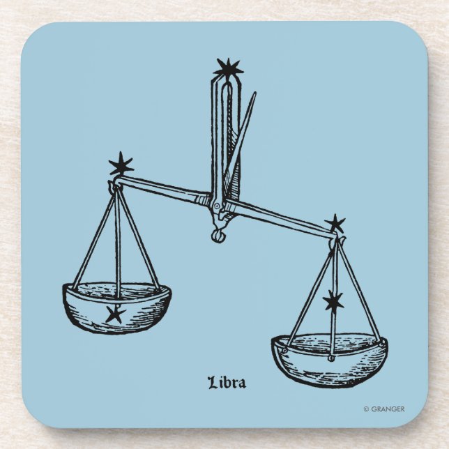 Dessous-de-verre Zodiaque : Balance, 1482 (Devant)