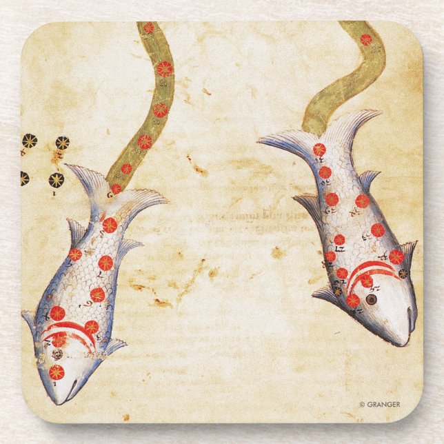 Dessous-de-verre Zodiaque : Poissons, C1350 (Devant)