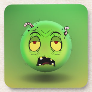 Dessous-de-verre Zombiemoji Getränkeuntersetzer