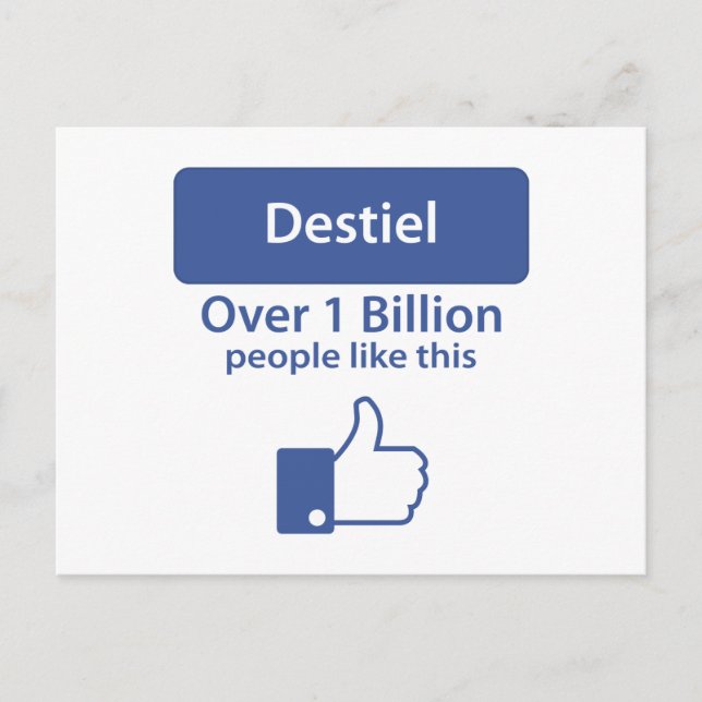 Destiel Postkarte (Vorderseite)