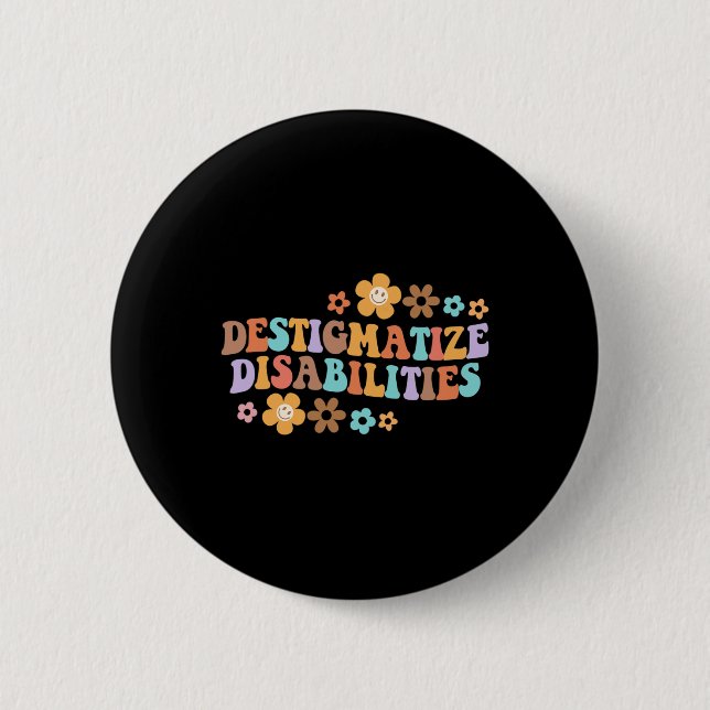 Destigmatisierung von Behinderten SPED SLP Behinde Button (Vorderseite)
