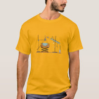 Destillation, Chemie-Entwurfs-Blaupausen-T - Shirt