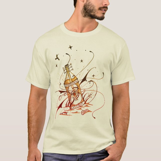 Destilliertes Volksmusik-Shirt T-Shirt (Vorderseite)