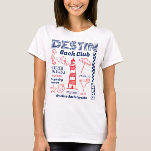 Destin Bach Club Beach Junggesellinnenabschied Doo T-Shirt
