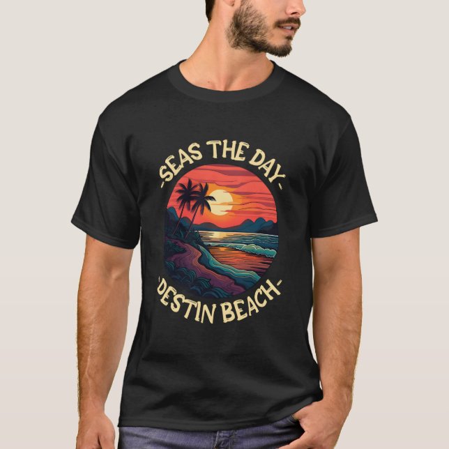 Destin Beach Beach Sayings T-Shirt (Vorderseite)