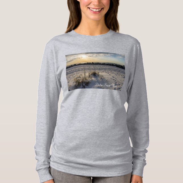 Destin Beach Florida Jetty Suns Long Sleeve Tshirt (Vorderseite)