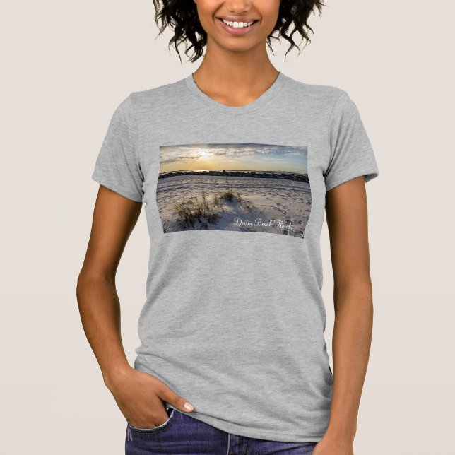 Destin Beach Florida Jetty Sunset Women's Tshirt (Vorderseite)