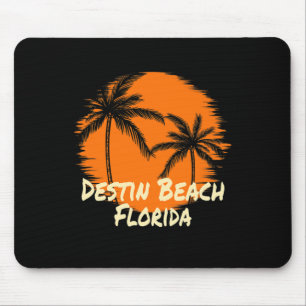 Destin Beach Florida Souvenir Urlaub Sonne Palme T Mousepad