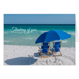 Destin Chaises Florida Et Carte De Pensée Paraplui
