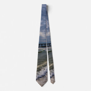 Destin Florida Abend Waves Neck Tie Krawatte