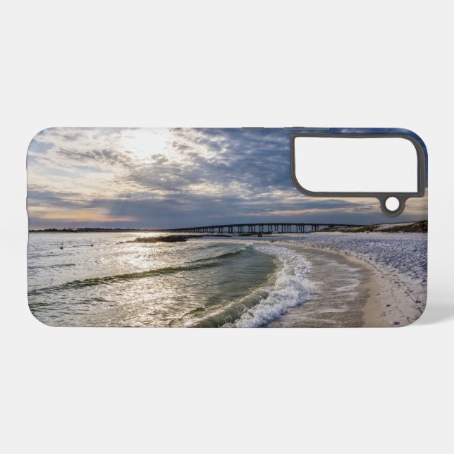 Destin Florida Abend Waves Samsung Case Samsung Galaxy Hülle (Rückseite (Horizontal))