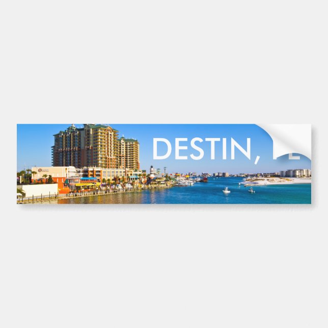 Destin Florida Autoaufkleber - Hafen-Foto (Vorne)