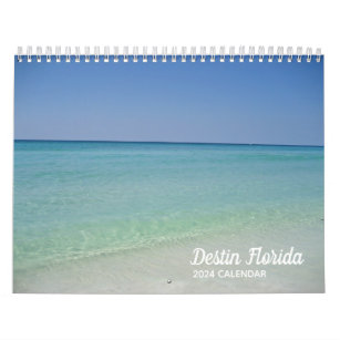 Destin Florida Beach Fotografy Seaside 2024 Wall Kalender