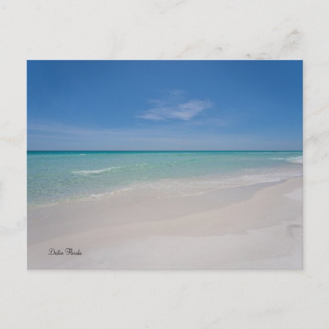 Destin Florida Beach Postcard Postkarte (Vorderseite)