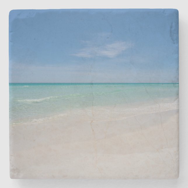 Destin Florida Beach Stone Untersetzer (Vorderseite)
