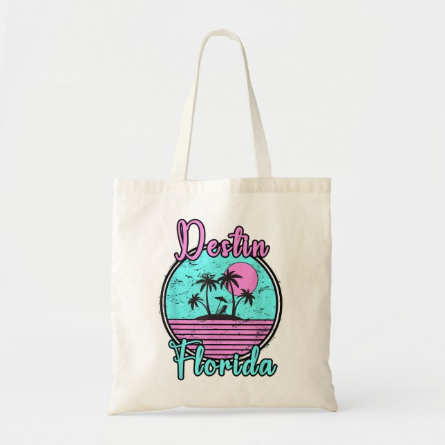 Destin Florida Beach Travel Souvenir Florida Tragetasche (Vorne)