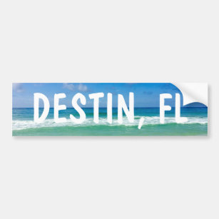 Destin Florida Beautiful Ocean Foto Beach Autoaufkleber