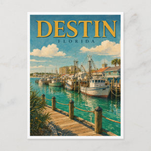Destin Florida Destin Hafen GeoSaga Postkarte