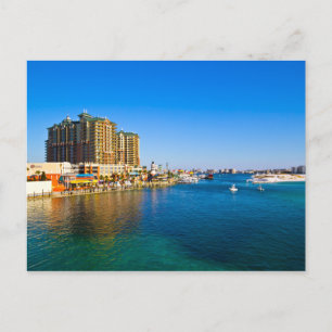 Destin Florida Harbour Landschaftliche Foto Postka Postkarte