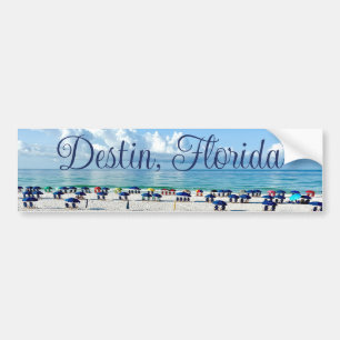 Destin Florida Hübsch Beach Umbrellas Fotografie Autoaufkleber