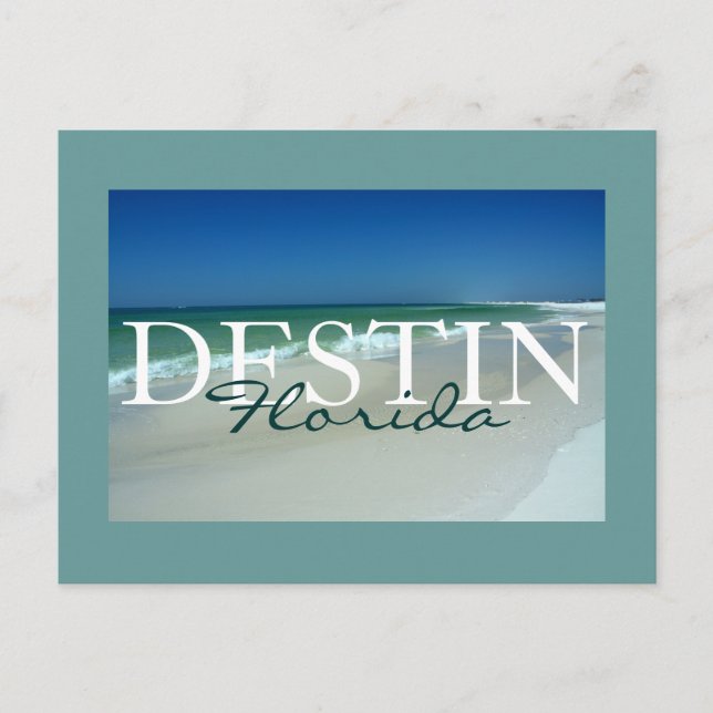 Destin, Florida matt Postkarte (Vorderseite)