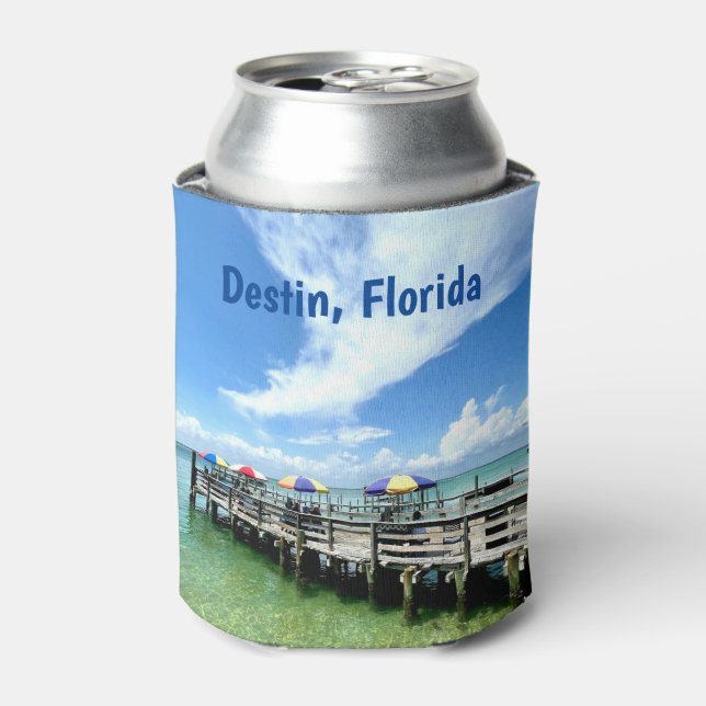 Destin Florida Ocean Boardwalk Fotografie Custom Dosenkühler (Kanne Vorderseite)