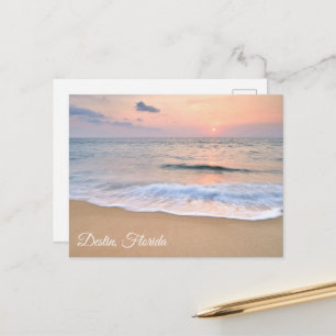Destin Florida schöne Sonnenuntergangs-Strand-Foto Postkarte