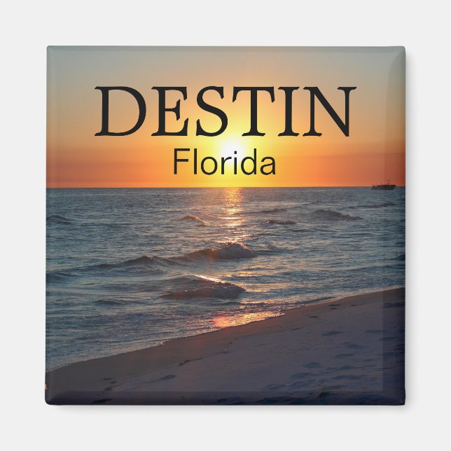 Destin Florida Sonnenuntergang über dem Golf Magnet (Vorne)
