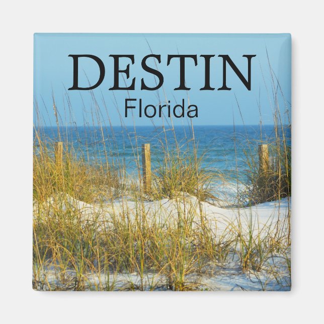 Destin Florida Strandoilette Magnet (Vorne)