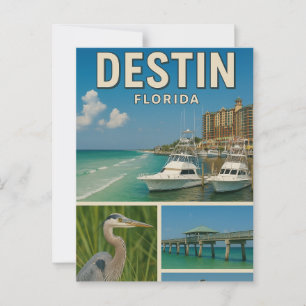 Destin Florida Travel Postcard Postkarte