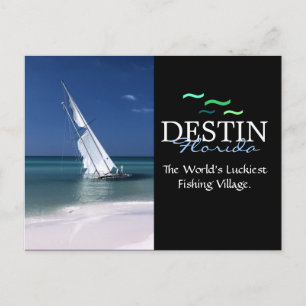 Destin Florida, World Luckiest Fishing Village Postkarte