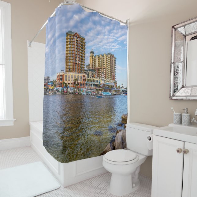 Destin Harbour Boardwalk Duschvorhang (Beispiel)
