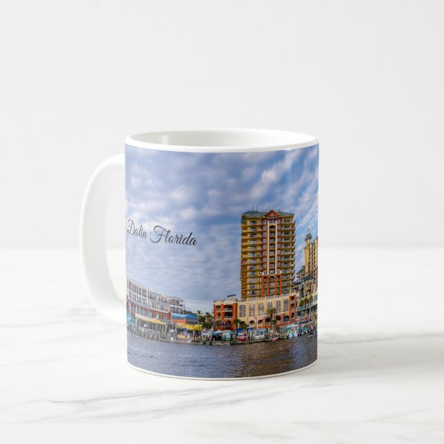 Destin Harbour Boardwalk Klassische Tasse (Vorderseite Links)