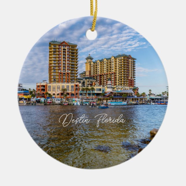 Destin Harbour Boardwalk Ornement Souvenir (Devant)