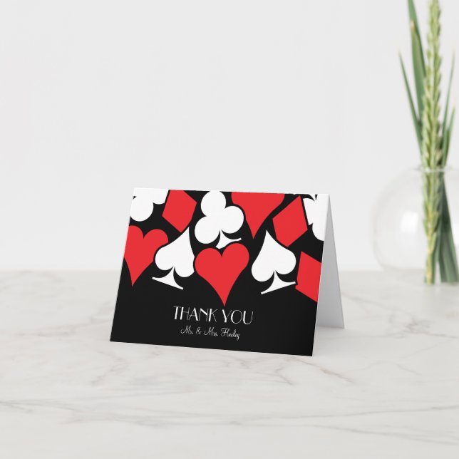 Destin Las Vegas épousant la carte de note de (Devant)