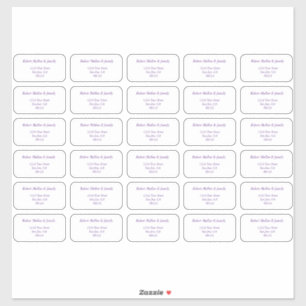 Destinataire individuel Étiquettes de messagerie P