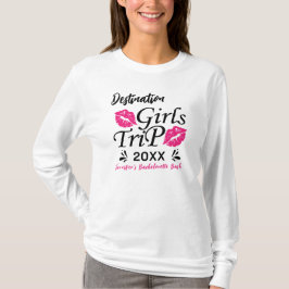 Destination Bachelorette Hen Party Name Year Group T-Shirt