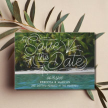 Destination Beach Wedding Save the Date