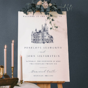 Destination de Mariage Château Élégant Bienvenue