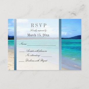 Destination épousant do-it-yourself RSVP