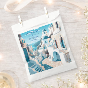 Destination Greece Santorini Wedding Geschenktütchen