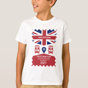 Destination London UK Vacation T-Shirt