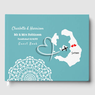 Destination Santorini Griechenland Hochzeit Gästebuch